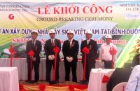 Ground Breaking Ceremony of SKM Vietnam Factory Project in Binh Duong